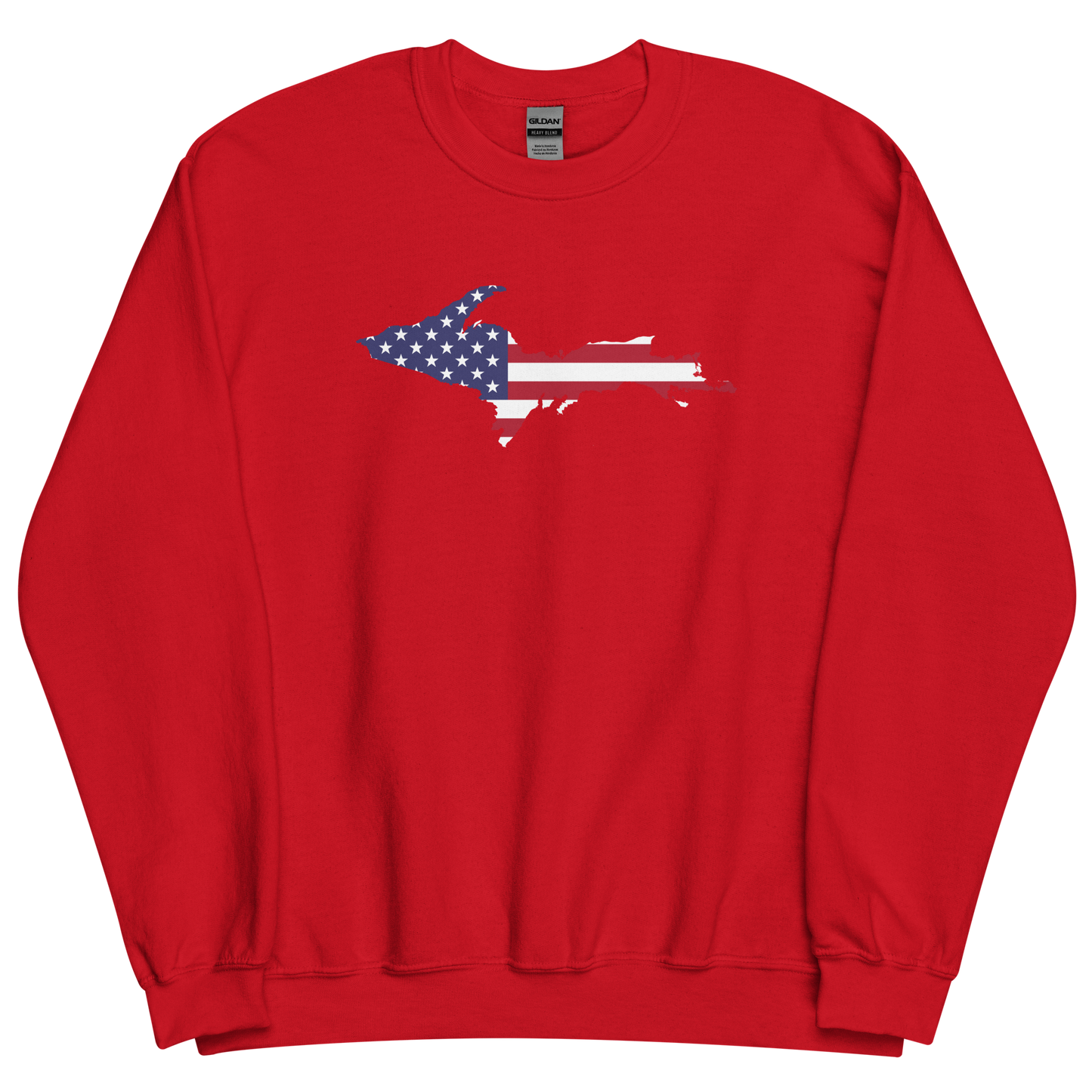 Michigan Upper Peninsula Sweatshirt (w/ UP USA Flag Outline) | Unisex Standard