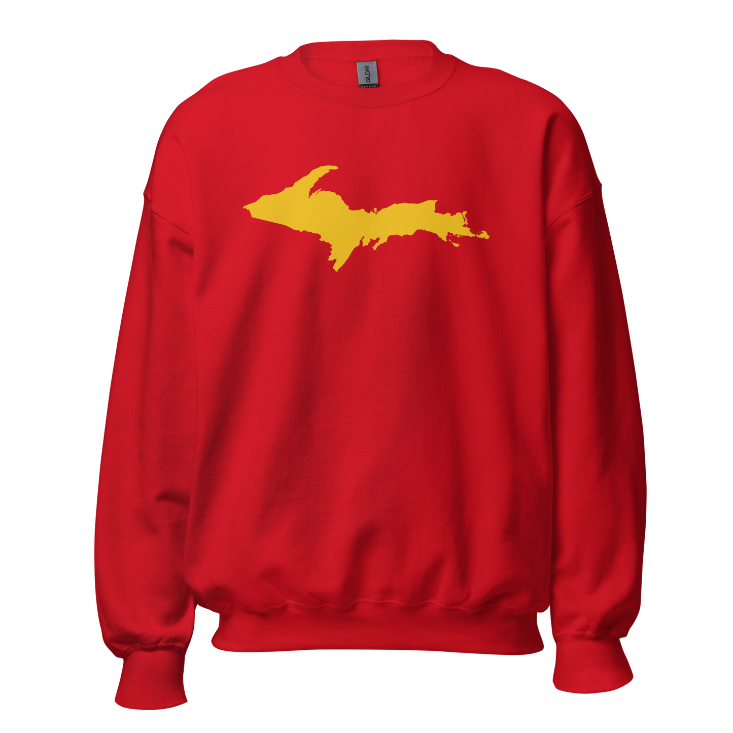 Michigan Upper Peninsula Sweatshirt (w/ Gold UP Outline) | Unisex Standard