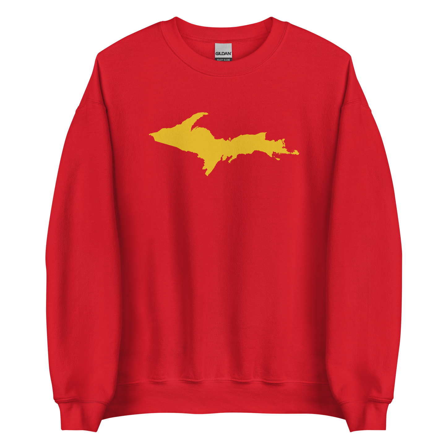 Michigan Upper Peninsula Sweatshirt (w/ Gold UP Outline) | Unisex Standard