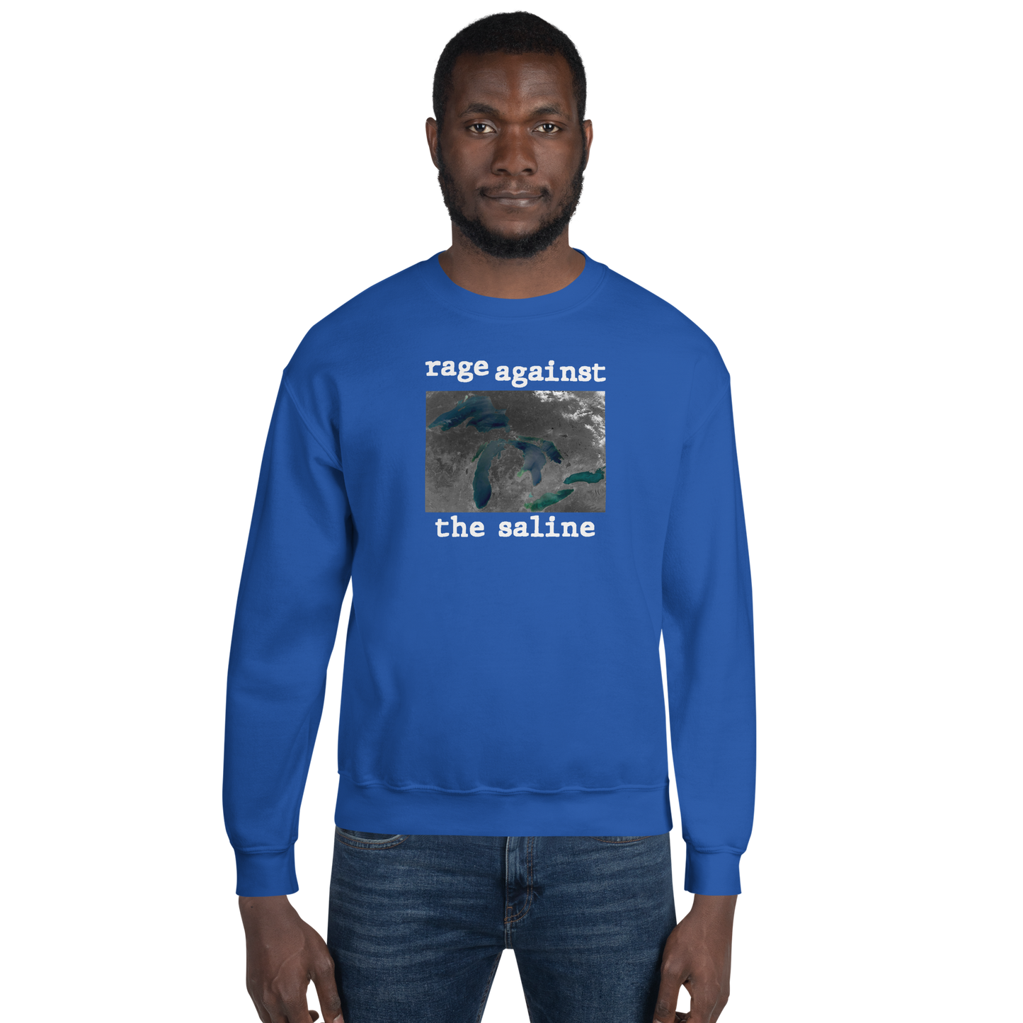 Great Lakes 'Rage Against the Saline' Sweatshirt | Unisex Standard