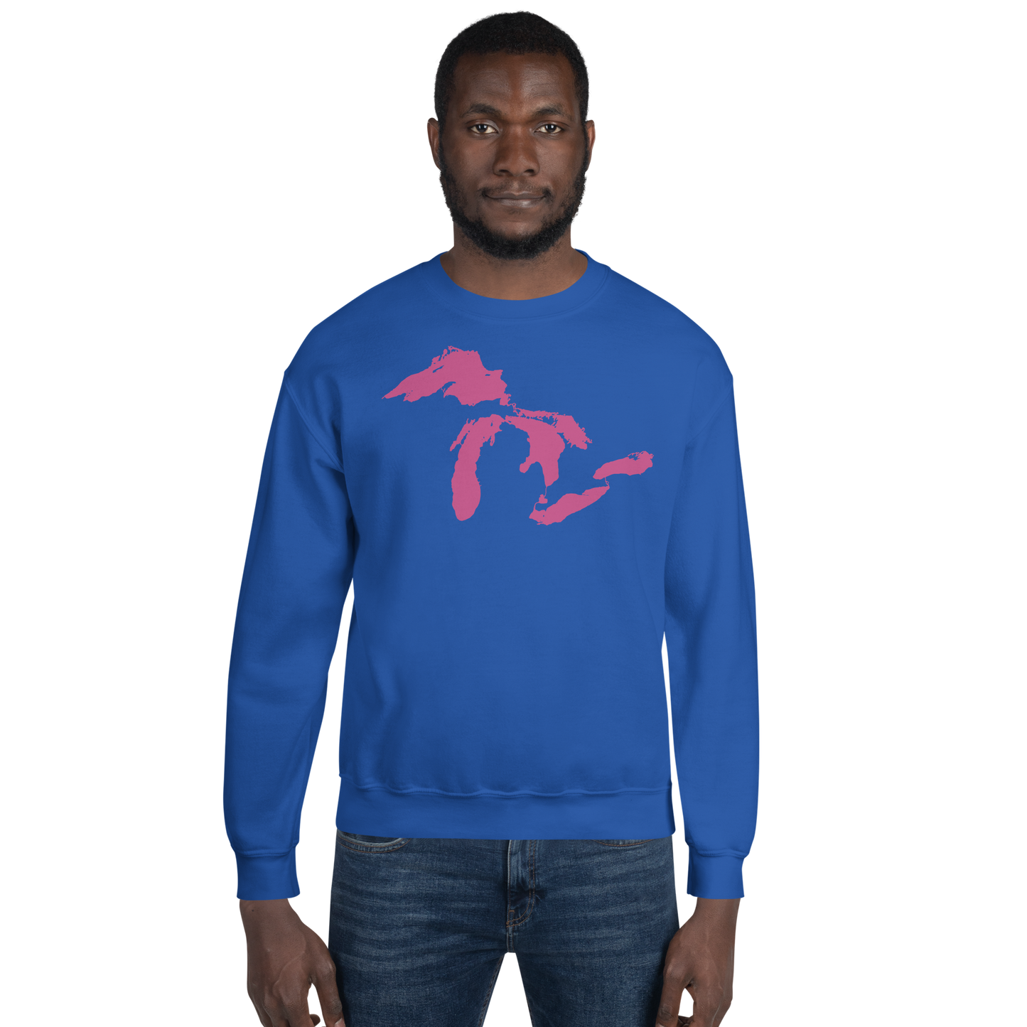 Great Lakes Sweatshirt | Unisex Standard - Apple Blossom Pink