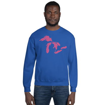 Great Lakes Sweatshirt | Unisex Standard - Apple Blossom Pink