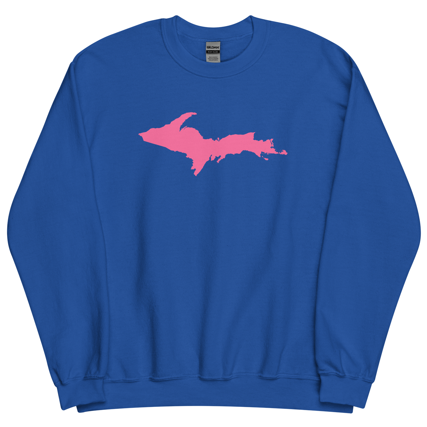 Michigan Upper Peninsula Sweatshirt (w/ Pink UP Outline) | Unisex Standard