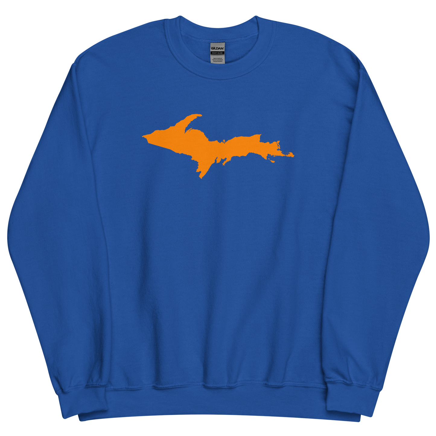 Michigan Upper Peninsula Sweatshirt (w/ Orange UP Outline) | Unisex Standard