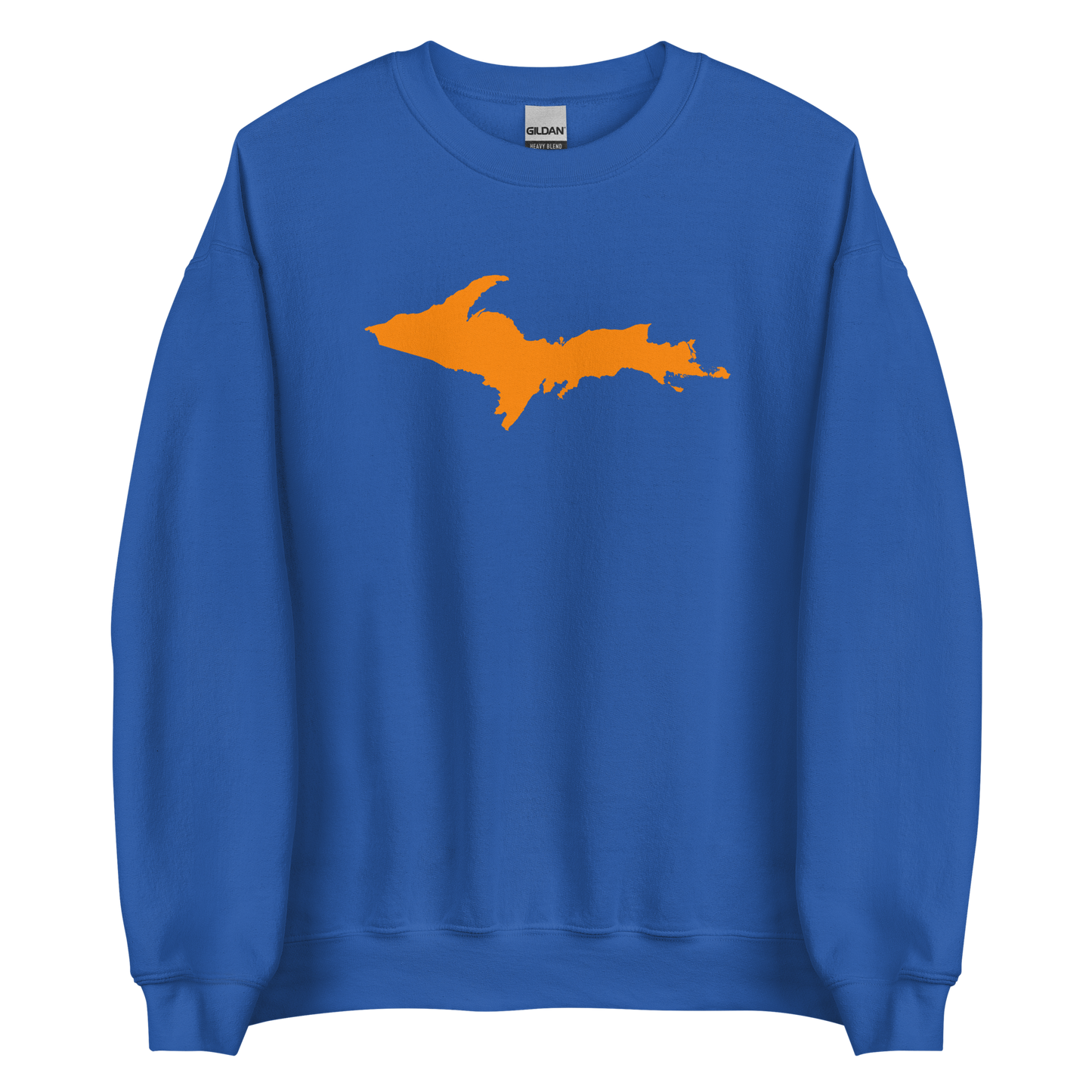 Michigan Upper Peninsula Sweatshirt (w/ Orange UP Outline) | Unisex Standard