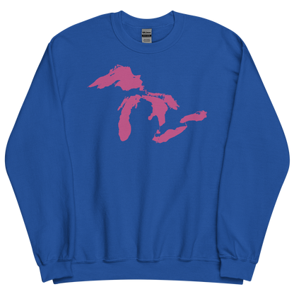 Great Lakes Sweatshirt | Unisex Standard - Apple Blossom Pink