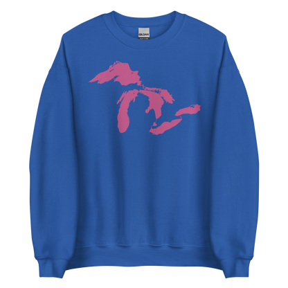 Great Lakes Sweatshirt | Unisex Standard - Apple Blossom Pink