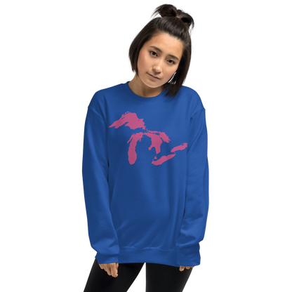 Great Lakes Sweatshirt | Unisex Standard - Apple Blossom Pink