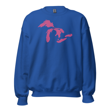 Great Lakes Sweatshirt | Unisex Standard - Apple Blossom Pink