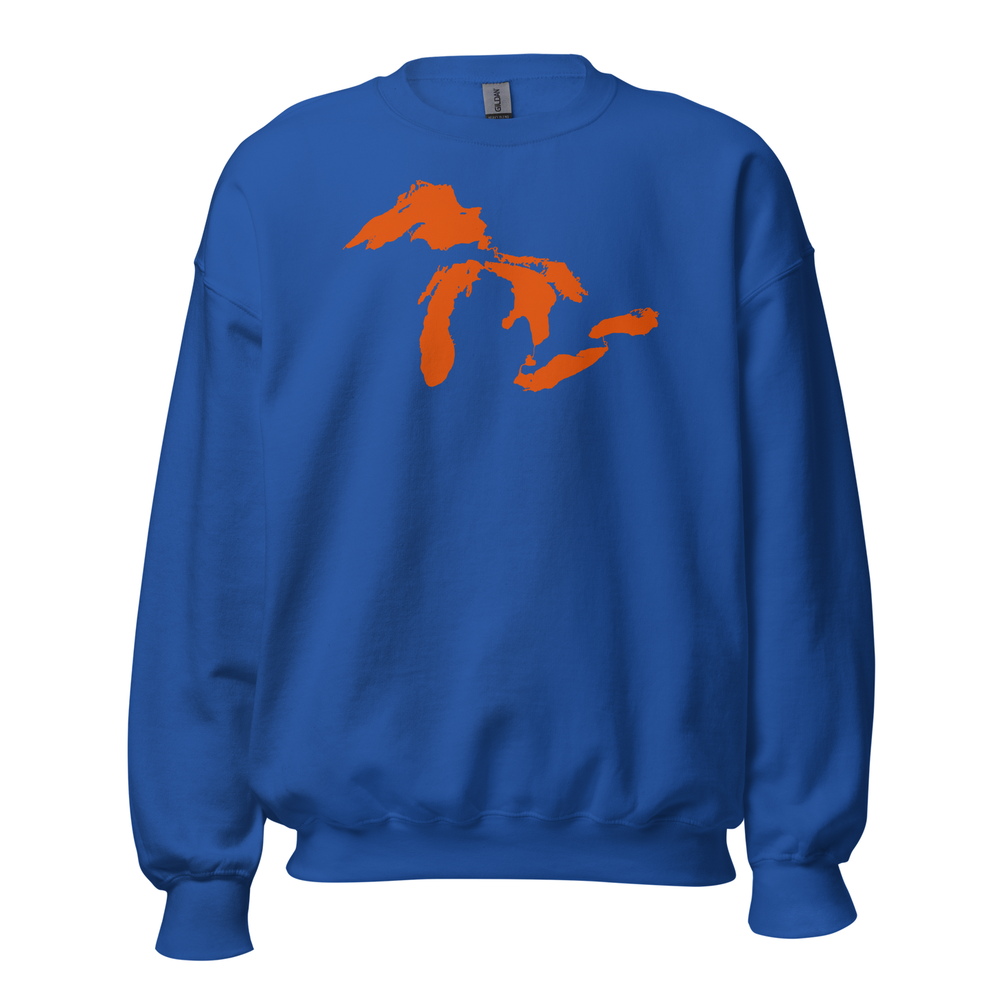 Great Lakes Sweatshirt | Unisex Standard - Maple Leaf Orange