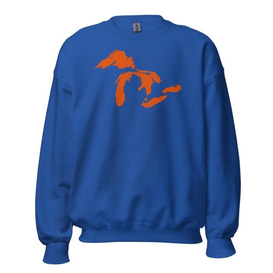 Great Lakes Sweatshirt | Unisex Standard - Maple Leaf Orange