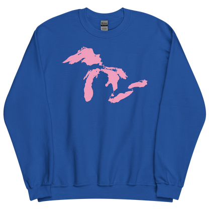 Great Lakes Sweatshirt | Unisex Standard - Caddie Pink