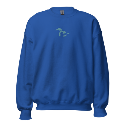 Great Lakes Sweatshirt | Unisex Standard - Huron Blue Emb.