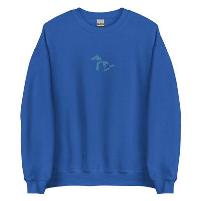 Great Lakes Sweatshirt | Unisex Standard - Traverse Blue Emb.