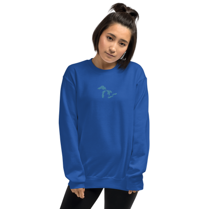 Great Lakes Sweatshirt | Unisex Standard - Traverse Blue Emb.