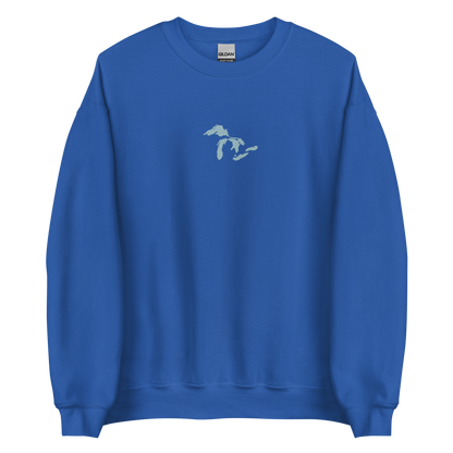 Great Lakes Sweatshirt | Unisex Standard - Caddie Blue Emb.