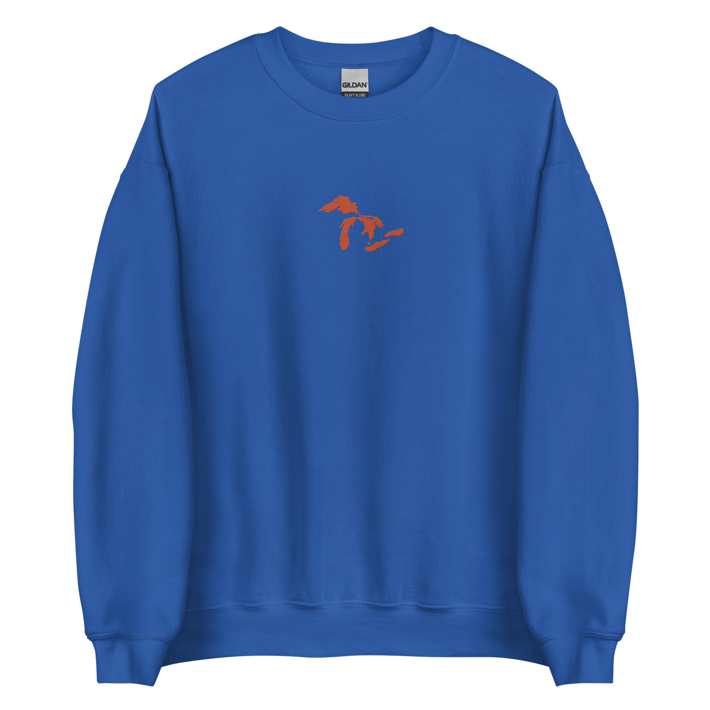 Great Lakes Sweatshirt | Unisex Standard - Maple Leaf Orange Emb.