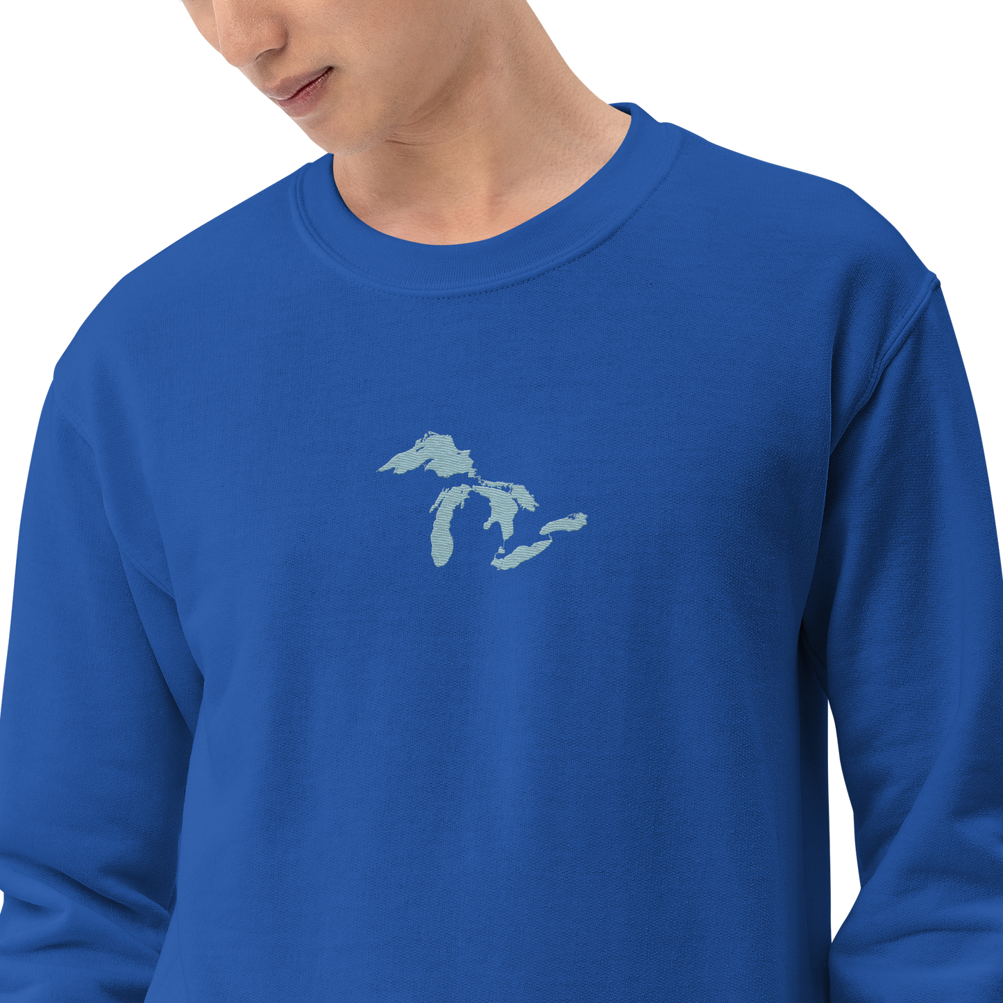 Great Lakes Sweatshirt | Unisex Standard - Caddie Blue Emb.