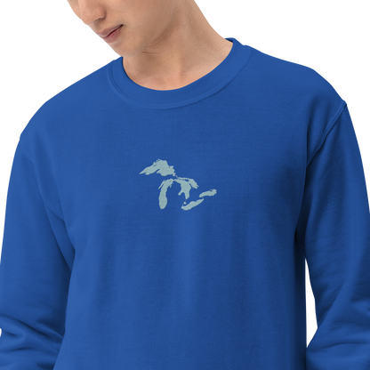 Great Lakes Sweatshirt | Unisex Standard - Caddie Blue Emb.