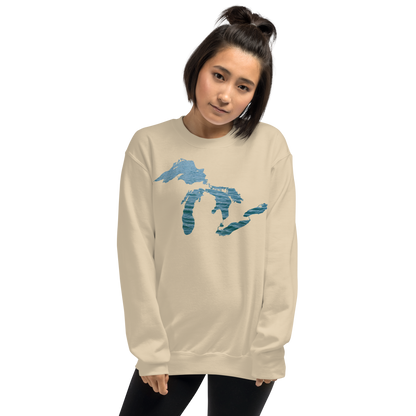 Great Lakes Sweatshirt | Unisex Standard - Waves Edition