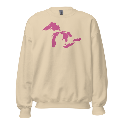 Great Lakes Sweatshirt | Unisex Standard - Apple Blossom Pink