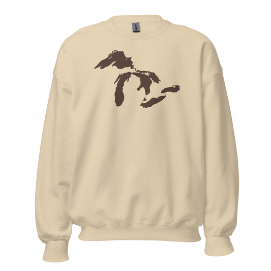 Great Lakes Sweatshirt | Unisex Standard - Hickory Brown