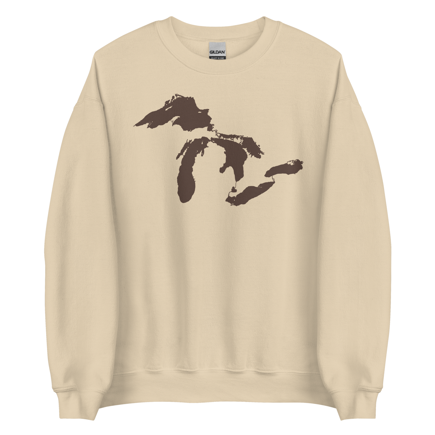 Great Lakes Sweatshirt | Unisex Standard - Hickory Brown