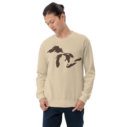 Great Lakes Sweatshirt | Unisex Standard - Hickory Brown