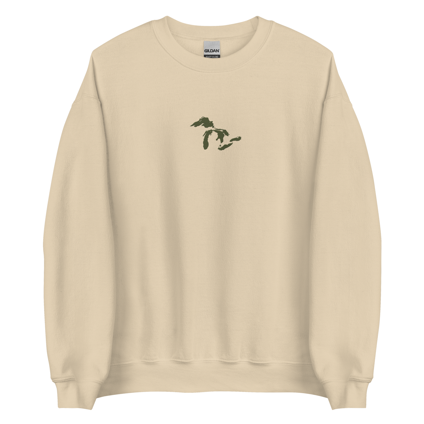 Great Lakes Sweatshirt | Unisex Standard - Army Green Emb.