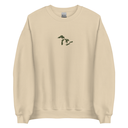 Great Lakes Sweatshirt | Unisex Standard - Army Green Emb.