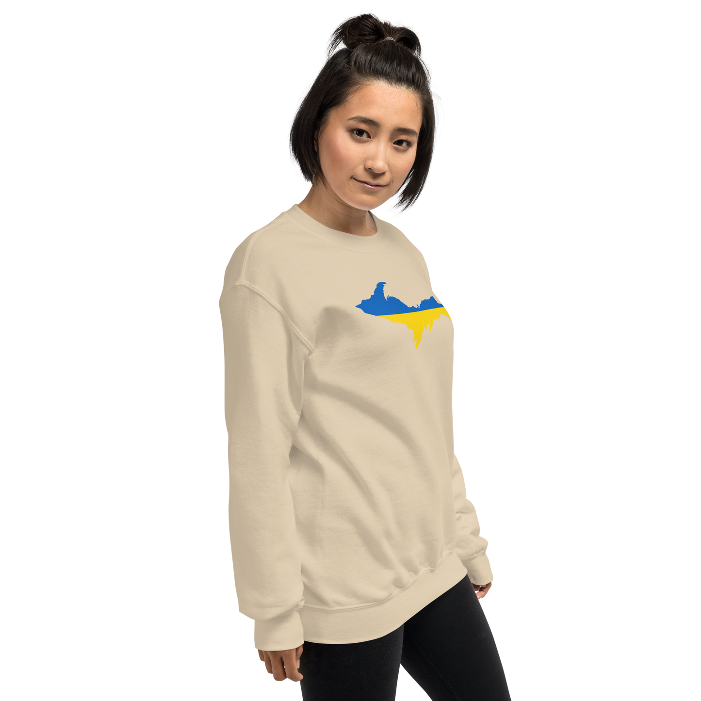 Michigan Upper Peninsula Sweatshirt (w/ UP Ukraine Outline) | Unisex Standard