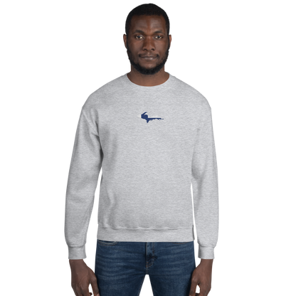 Michigan Upper Peninsula Sweatshirt (w/ Embroidered UP Finland Outline) | Unisex Standard