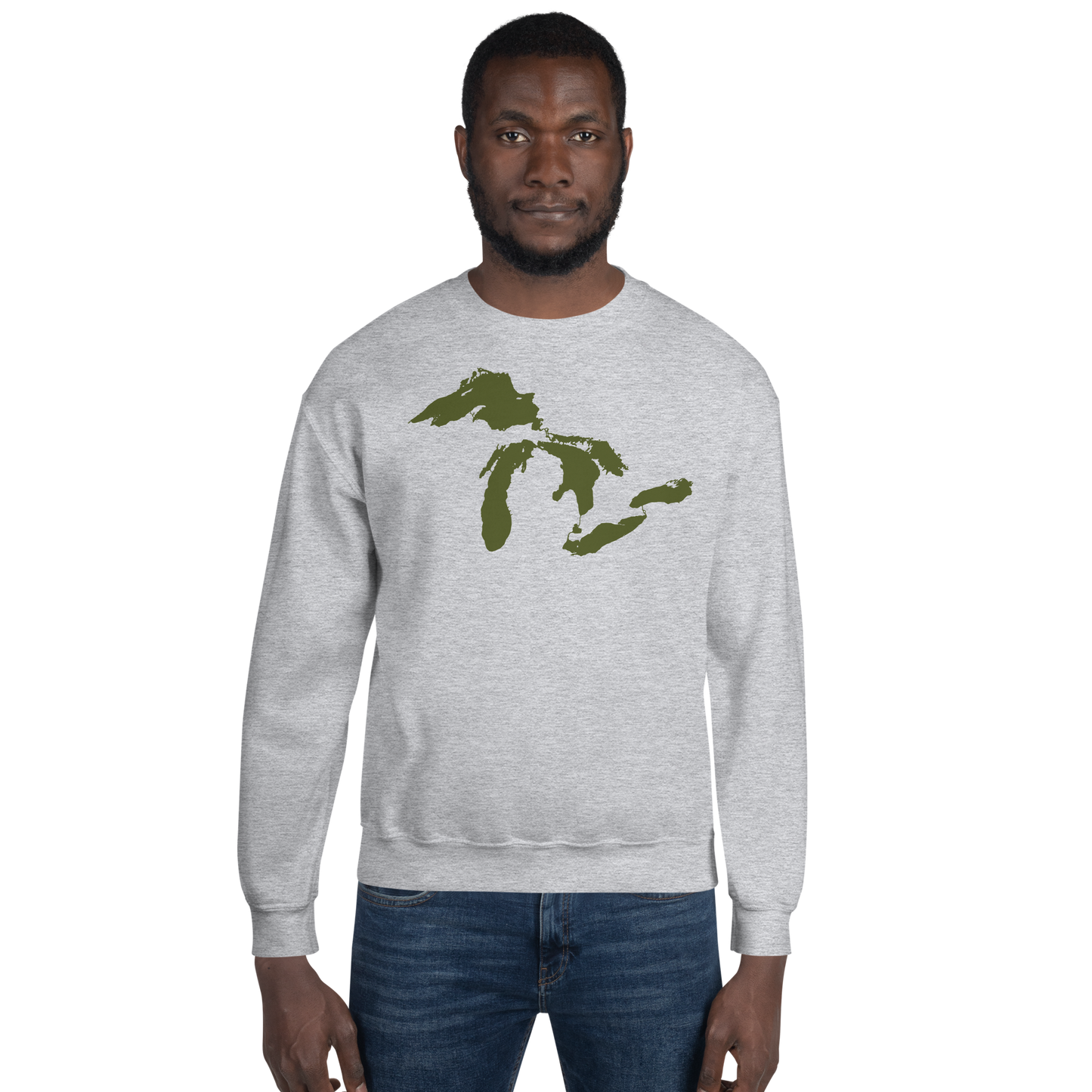 Great Lakes Sweatshirt | Unisex Standard - Army Green