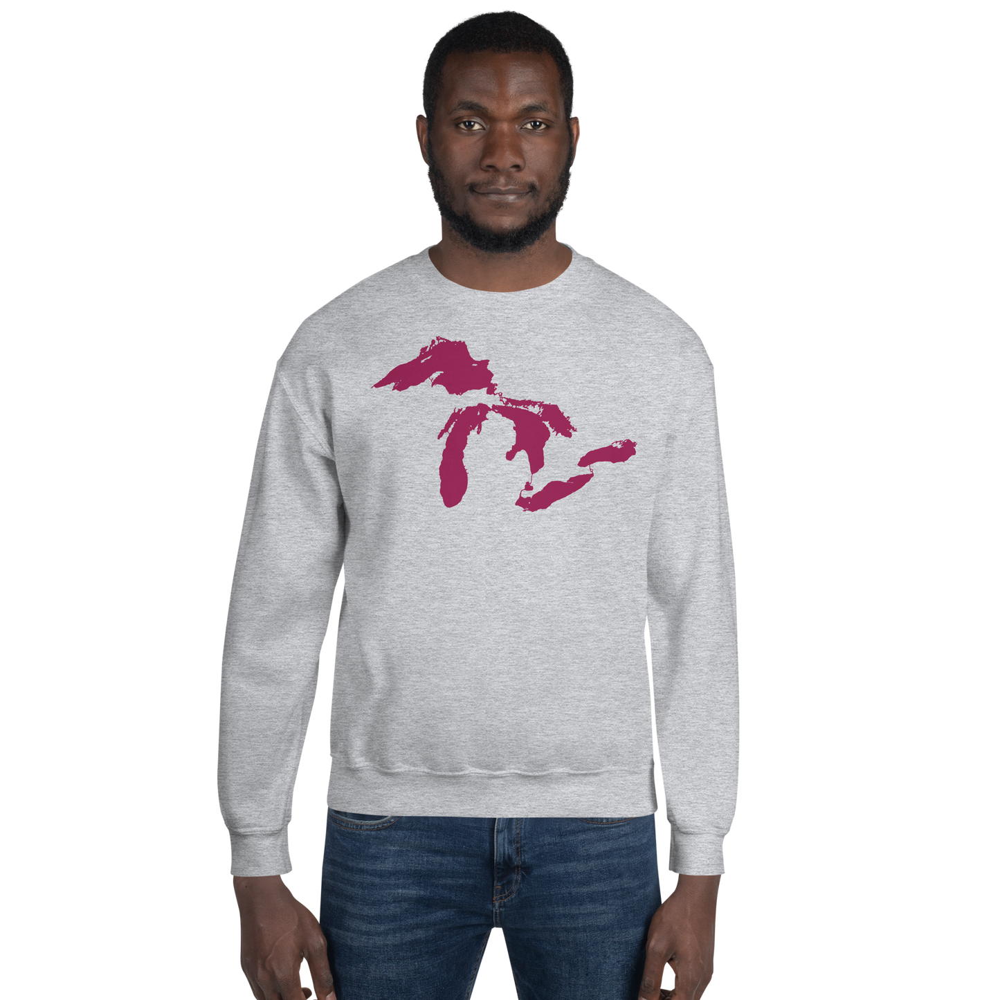 Great Lakes Sweatshirt | Unisex Standard - Ruby Red