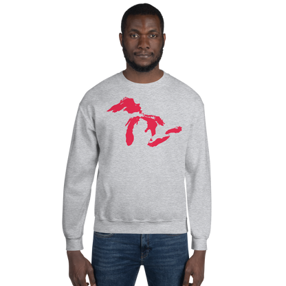 Great Lakes Sweatshirt | Unisex Standard - Lighthouse Red