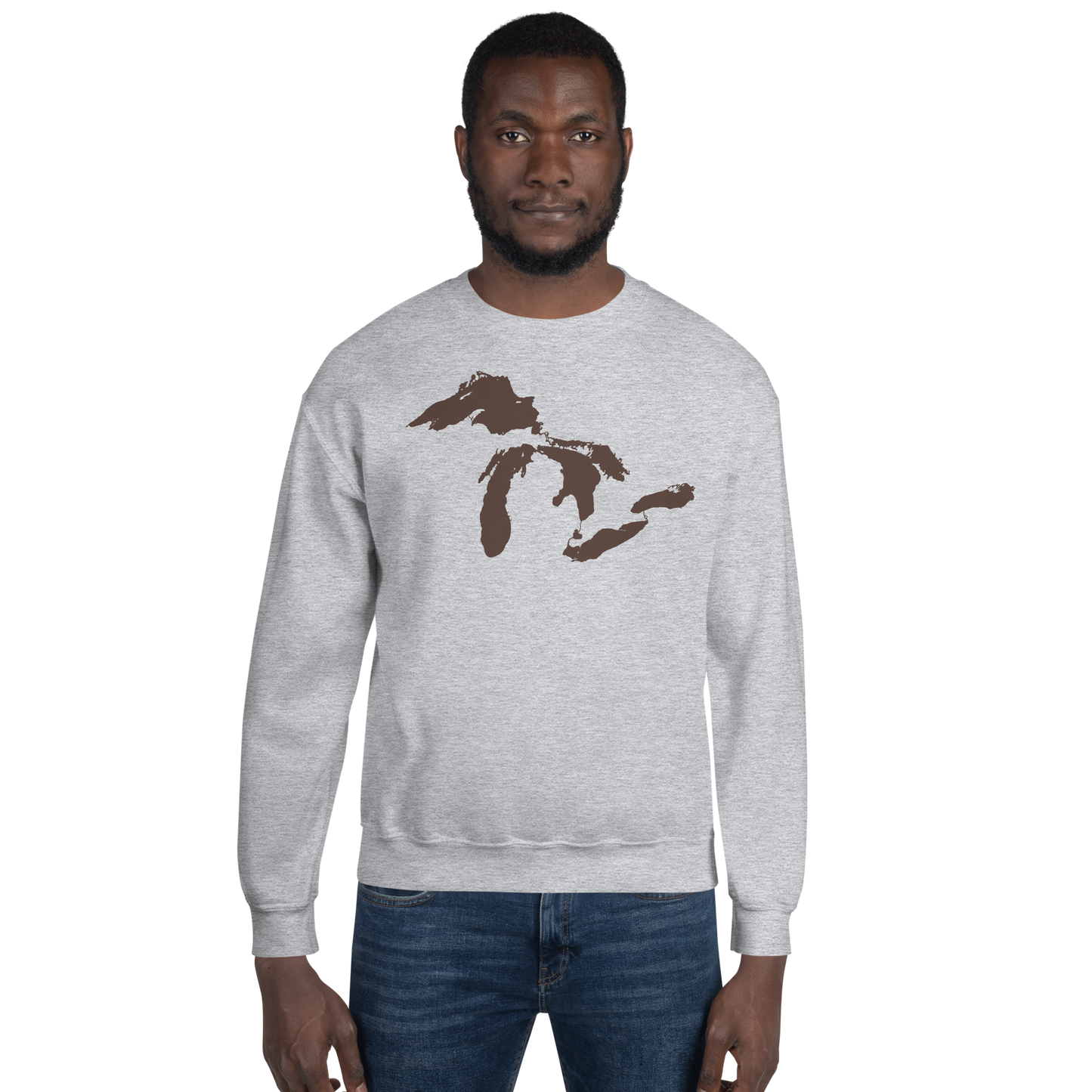 Great Lakes Sweatshirt | Unisex Standard - Hickory Brown