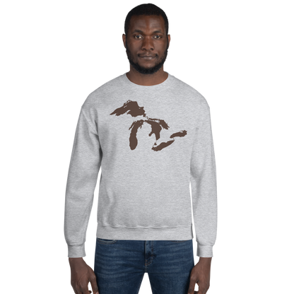 Great Lakes Sweatshirt | Unisex Standard - Hickory Brown