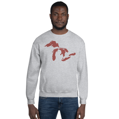 Great Lakes Sweatshirt | Unisex Standard - Ore Dock Red