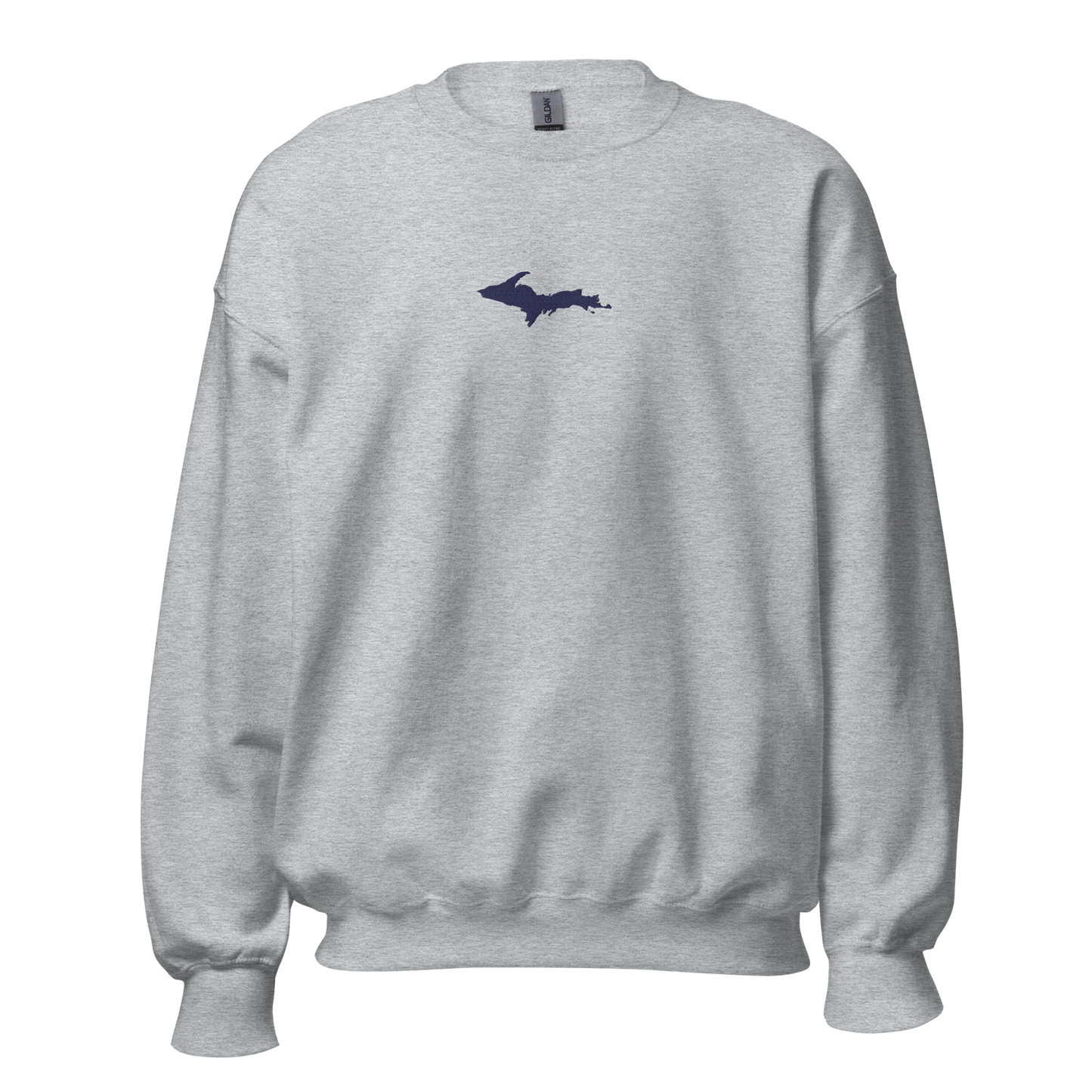 Michigan Upper Peninsula Sweatshirt (w/ Embroidered UP Outline) | Unisex Standard