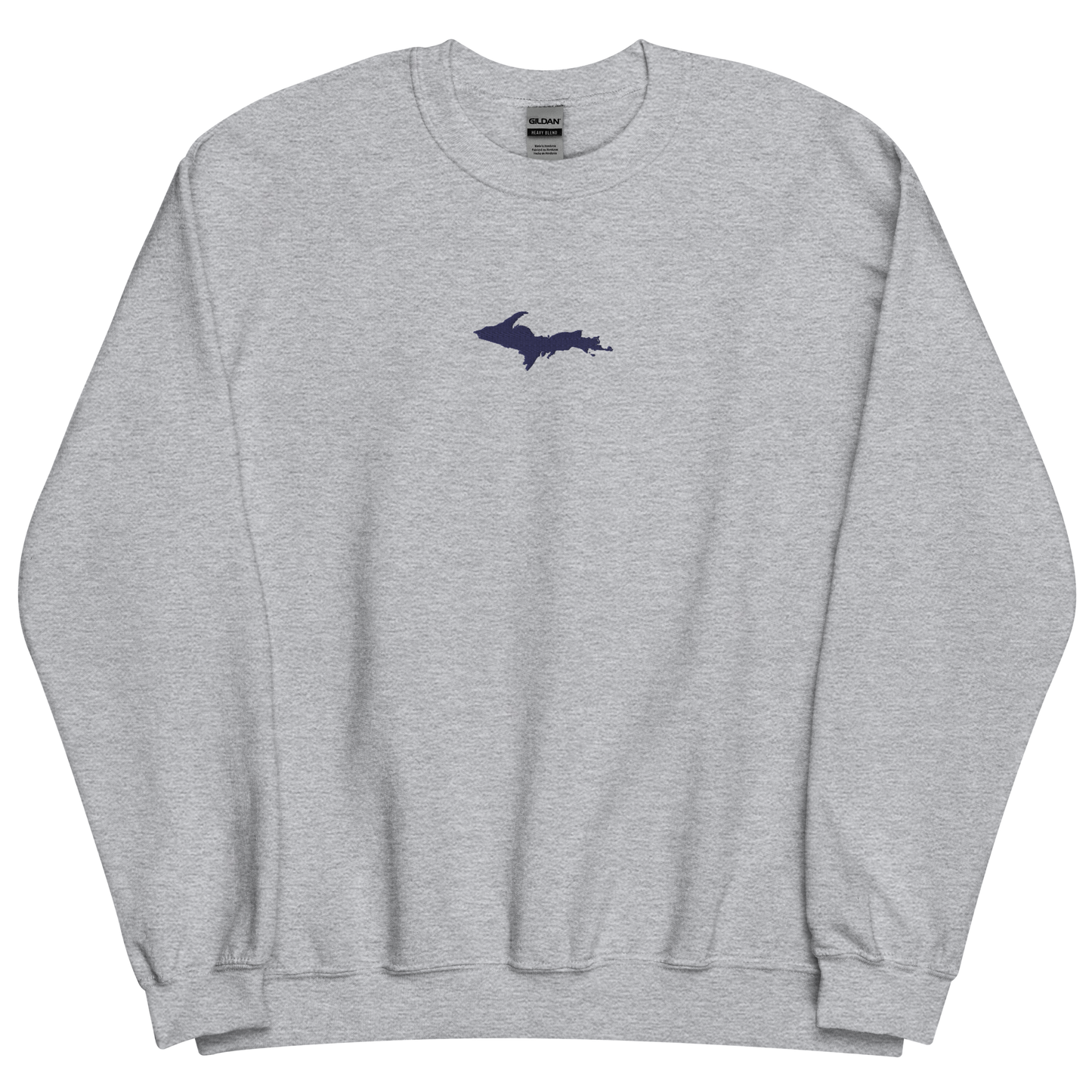 Michigan Upper Peninsula Sweatshirt (w/ Embroidered UP Outline) | Unisex Standard