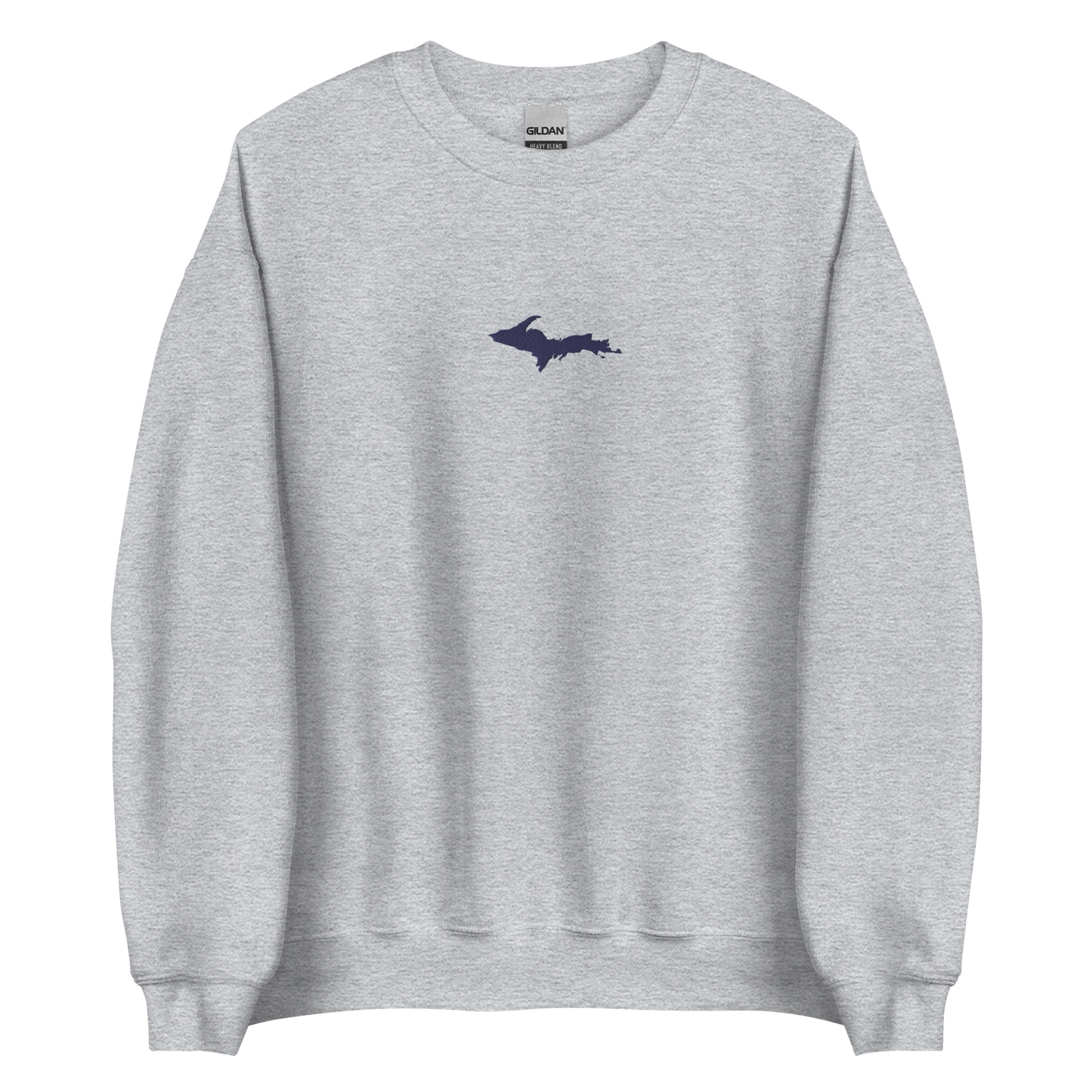 Michigan Upper Peninsula Sweatshirt (w/ Embroidered UP Outline) | Unisex Standard