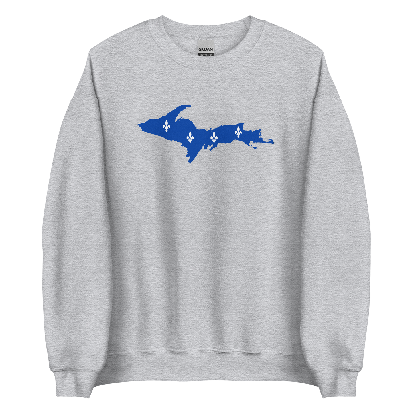 Michigan Upper Peninsula Sweatshirt (w/ UP Quebec Flag Outline) | Unisex Standard