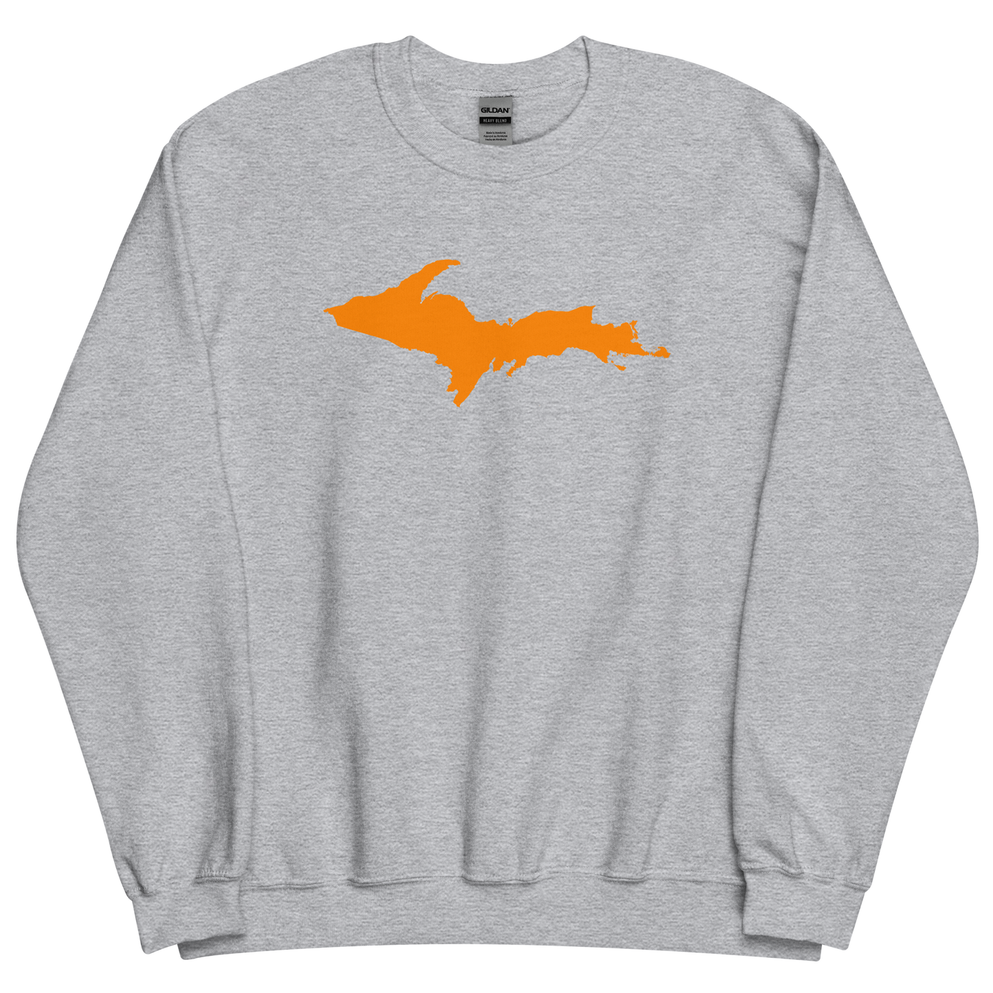 Michigan Upper Peninsula Sweatshirt (w/ Orange UP Outline) | Unisex Standard