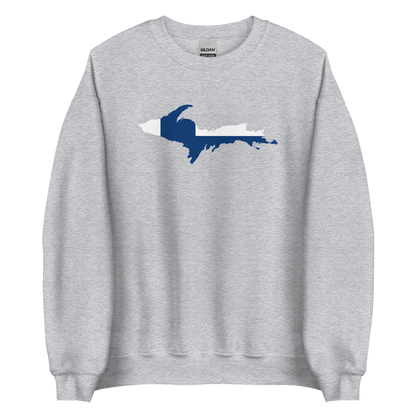 Michigan Upper Peninsula Sweatshirt (w/ UP Finland Outline) | Unisex Standard