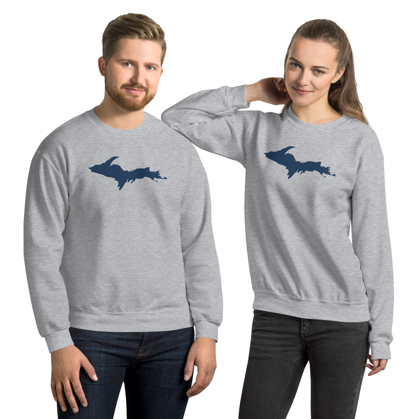 Michigan Upper Peninsula Sweatshirt (w/ UP Outline) | Unisex Standard