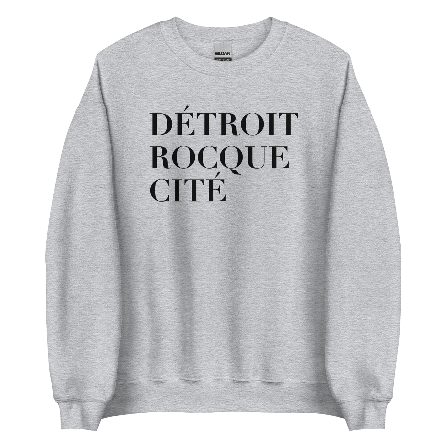 'Détroit Rocque Cité' Sweatshirt | Unisex Standard