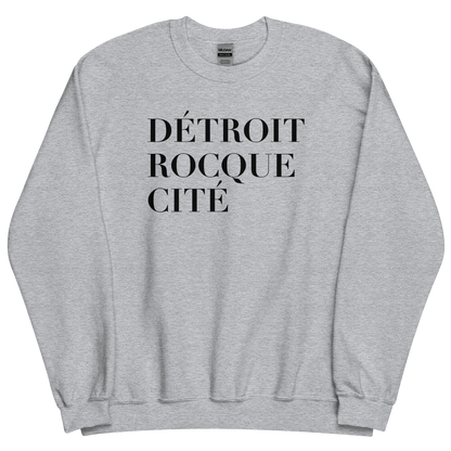 'Détroit Rocque Cité' Sweatshirt | Unisex Standard