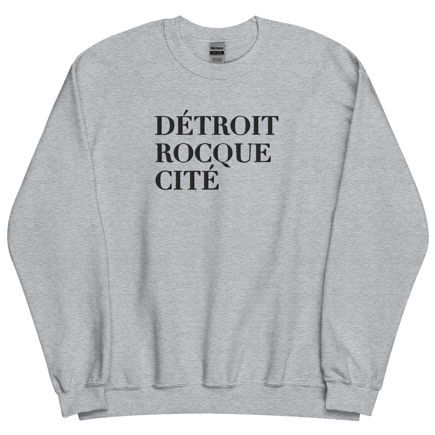 'Détroit Rocque Cité' Sweatshirt | Unisex Standard - Emb.