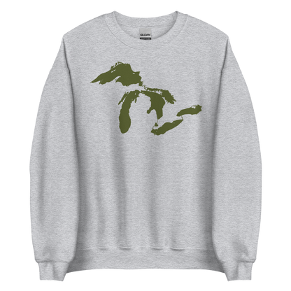 Great Lakes Sweatshirt | Unisex Standard - Army Green