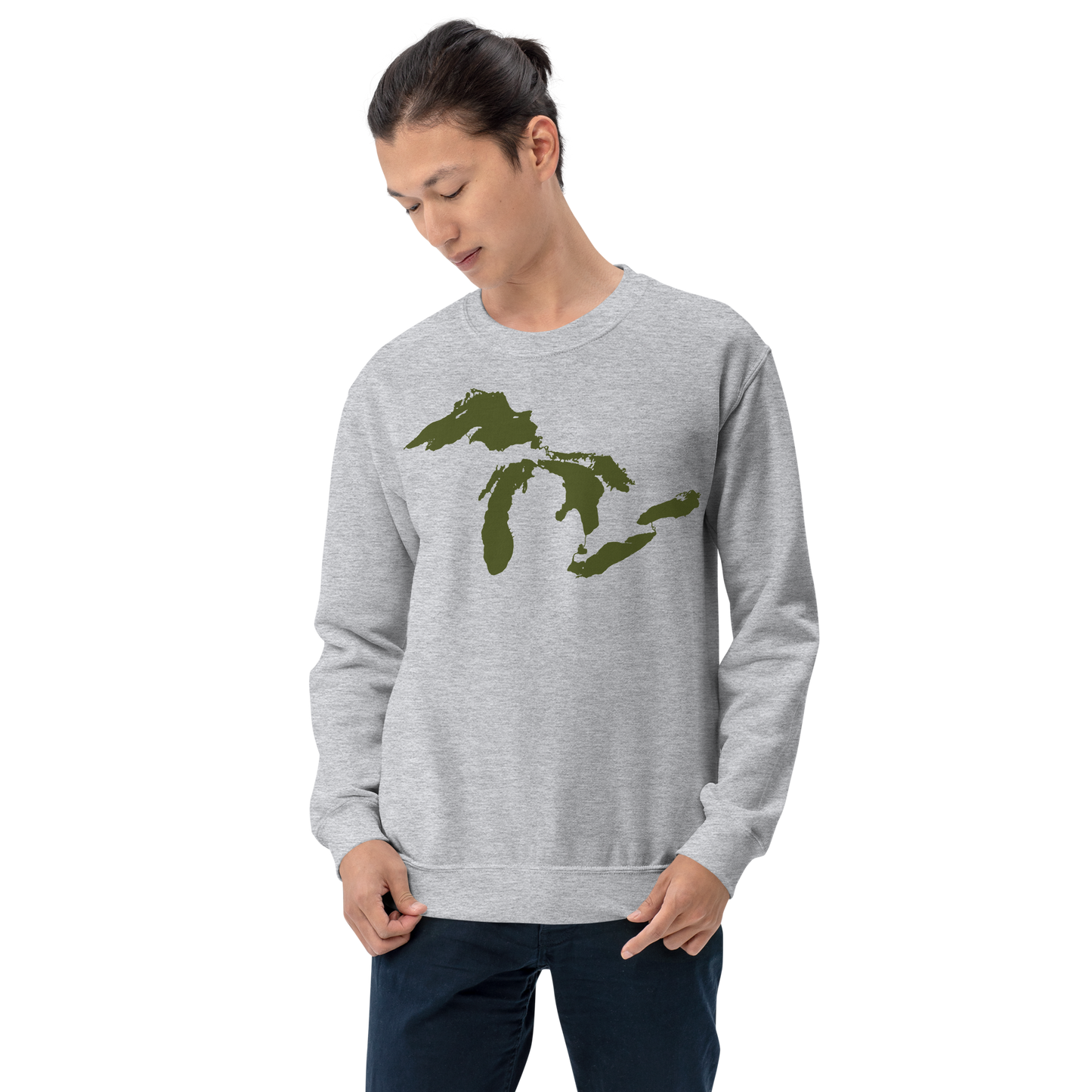 Great Lakes Sweatshirt | Unisex Standard - Army Green